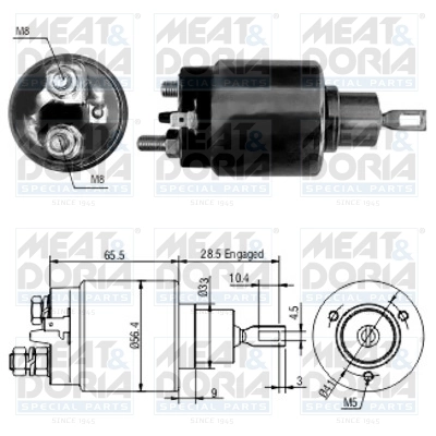 Solenoid Switch, starter